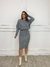 Conjunto Madrid Blusa e Saia - Cinza
