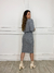 Conjunto Madrid Blusa e Saia - Cinza - comprar online
