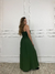 Vestido Midi Bolso e Fenda Diva - Verde Militar na internet