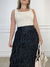 Saia Franjinha - Preto - Vierbo - Moda Feminina com Elegância e Estilo