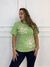 T-shirt Feminina Flores - Verde - comprar online