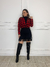 Camisa Feminina Xadrez Elena - Preto/Vermelho - comprar online