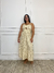 Vestido Midi Crepe Olívia Florzinhas - Azul Claro - Vierbo - Moda Feminina com Elegância e Estilo