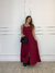 Vestido Midi Bolso e Fenda Diva - Marsala - comprar online