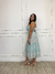 Imagem do Vestido Midi Chiffon Flores Lorena - Amarelo