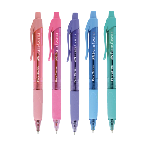 Caneta Semi Gel Poly Colors 0.7- Faber Castell - comprar online