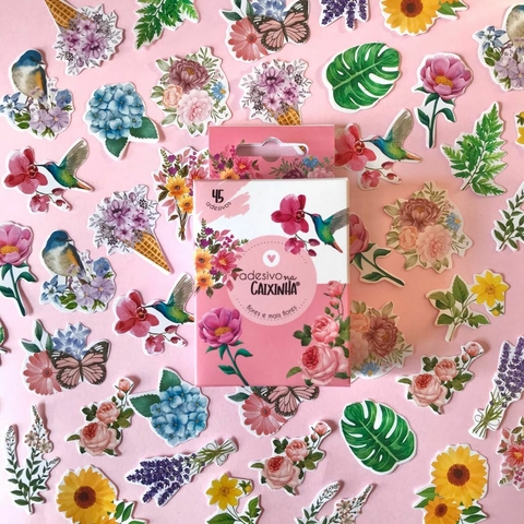 Adesivo na Caixinha Flores e Mais Flores