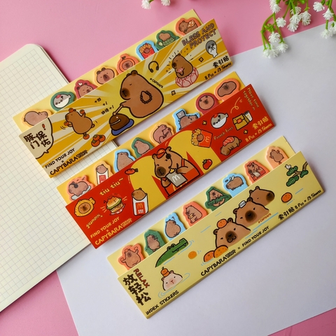 Bloco de Notas Stick Notes Relax Capivara 120fls