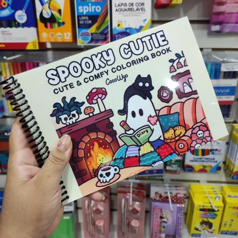 Livro de Colorir Spooky Cutie 40 Desenhos 120gr tamanho A5