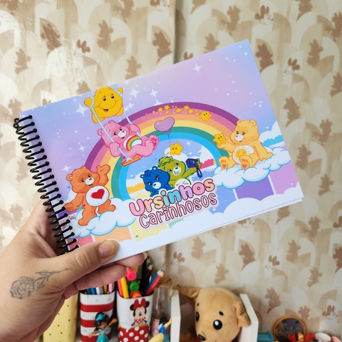 Livro de Colorir Ursinhos Carinhosos 52 Desenhos 120gr A5 - Estilo Bobbie Goods