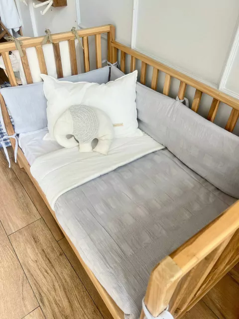 juego de acolchado y chichonera damero