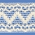 Puntilla Algodon DOBLE CORAZON 50mm x 10M