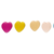 Corazones de madera 18mm x 50und