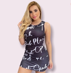 Vestido drapeado planet girls