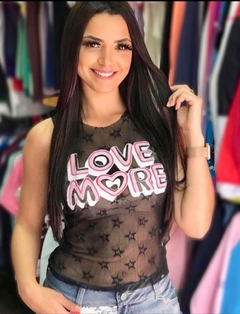 Blusa transparente planet girls