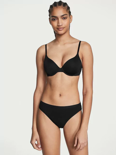 Preventa Victoria's Secret Stretch Cotton Bikini Panty Black