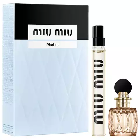 Miu Miu Mini Miutine Eau De Parfum Perfume Duo Gift Set - comprar en línea