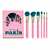 Preventa Paris Travel Book 6 Piece Brush Set