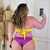 Biquíni FAIXA Roxo/Amarelo TOP - loja online