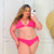 Biquíni cortininua DUPLA FACE Laranja/Pink na internet