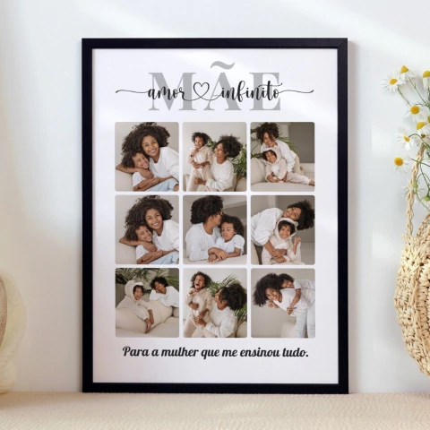 Imagem do Quadro Personalizado Dia das Mães com Foto – Presente Especial
