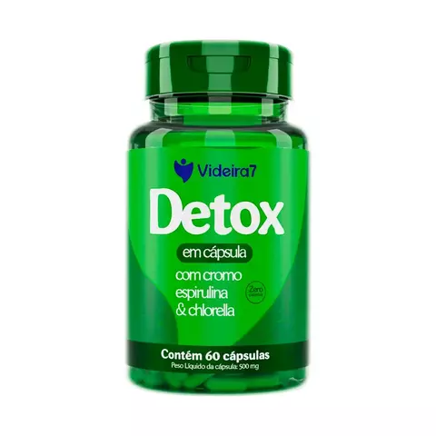 Detox Em Cápsulas 500 Mg - 60 cápsulas - VIDEIRA7