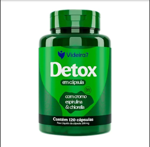 Detox Em Cápsulas 500 Mg - 120cápsulas - VIDEIRA7 - comprar online