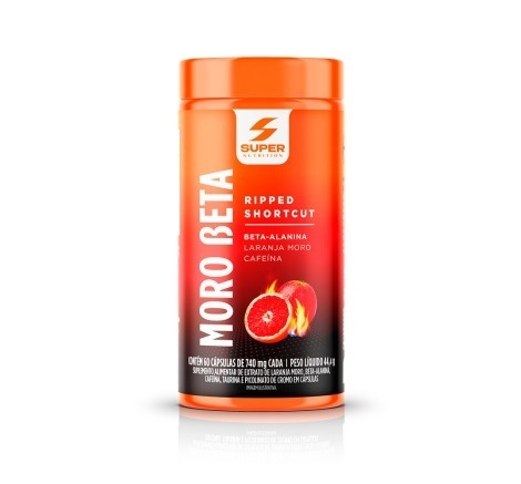 Moro Beta Laranja Moro, Beta-Alanina e Cafeína (60 cápsulas)
