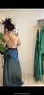 Vestido Tulum verde petroleo