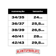 Slide BluntsFourLife Blck/Blck - loja online