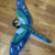 ararinha azul [tapeçaria]