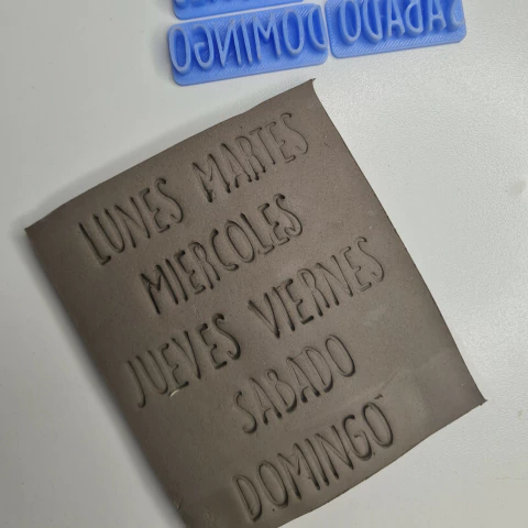 Kit sellitos - Dias de la semana