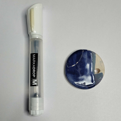 Marcador recargable c/25gr de bajo cubierta Azul Cobalto Crecer