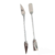 Esteca metal x2