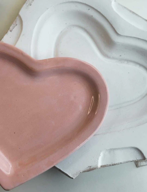Bandeja corazón - Molde de yeso - comprar online