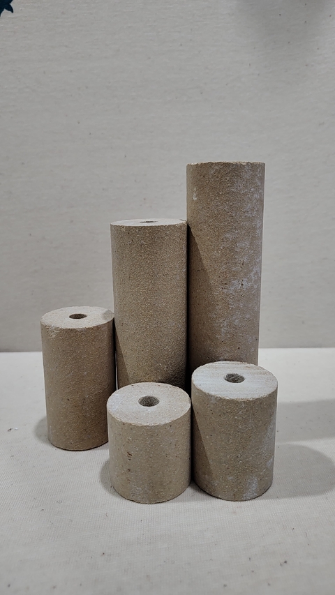 Soportes circulares de corderita