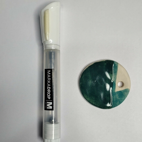 Marcador recargable c/25gr de bajo cubierta Verde Azulado Crecer