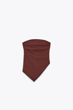 TOP PALABRA DE HONOR ASIMÉTRICO - ZARA - Abril Intimate