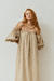 VESTIDO TQC MANGAS - NATURAL - comprar online
