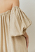 VESTIDO TQC MANGAS - NATURAL - loja online
