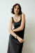 VESTIDO ACETINADO PRETO na internet