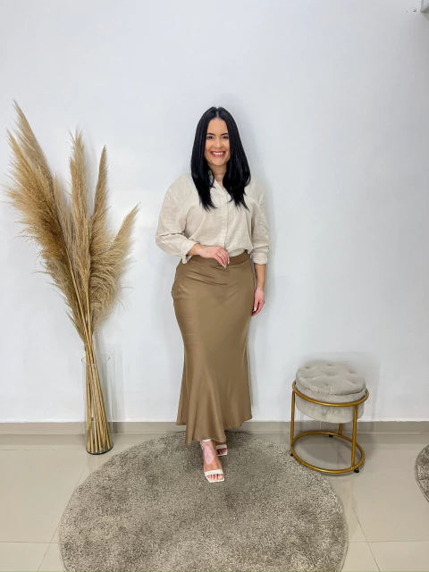 Saia Cetim Eloá - comprar online