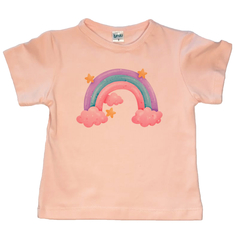 Remera rosa Arcoíris 2