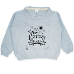 Sweater celeste Never