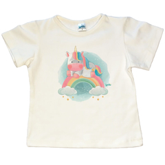 Remera natural Unicornio