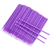Kit 100 Microbrush Cotonete Alongamento Fio A Fio Cílios