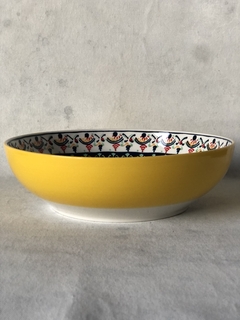 ENSALADERA XXXL ABISKO LIMITED CERÁMICA AMARILLA - comprar online