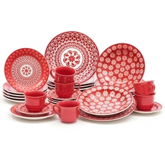 JUEGO VAJILLA 20 PIEZAS (4 PERSONAS) RED - tienda online