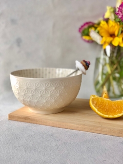 Bowl Luxury 13Cm Cerámica Labrada