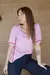 REMERA BASTA ROSA PRINCESS MODAL SOFT (TOM)